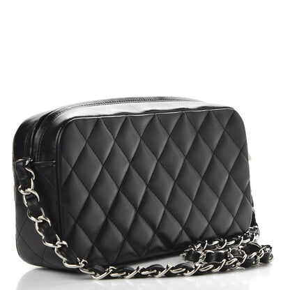 Chanel Lambskin Quilted Timeless Camera Case Black 3 of 11