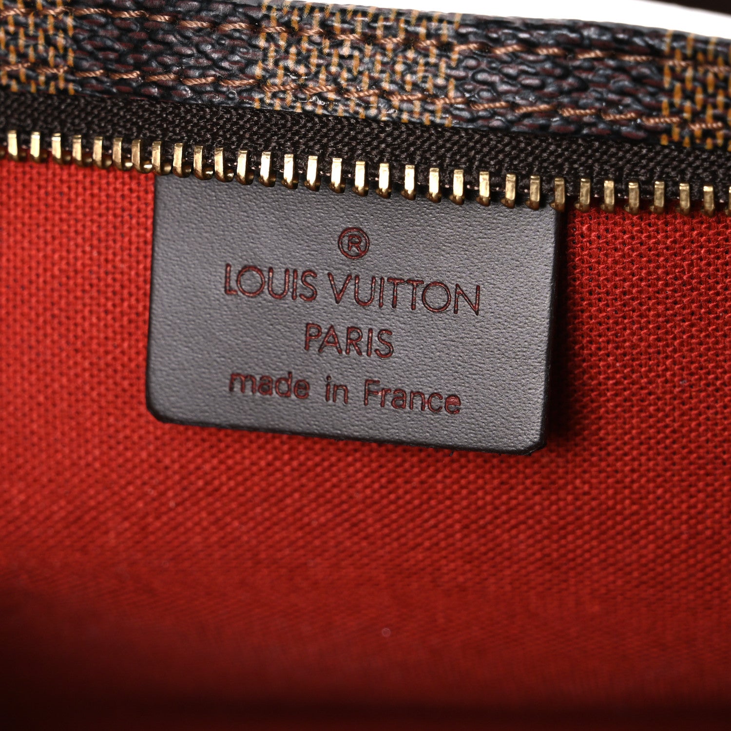 Louis Vuitton Damier Ebene Navona Pochette Accessories 6 of 10