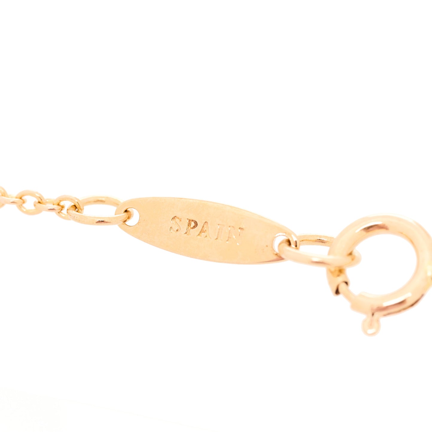 18K Rose Gold Diamond .15ctw Elsa Peretti Diamonds by the Yard Station Bracelet