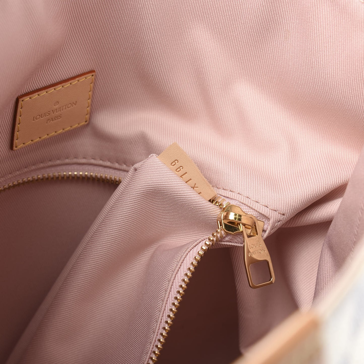 Damier Azur Graceful PM Rose Ballerine
