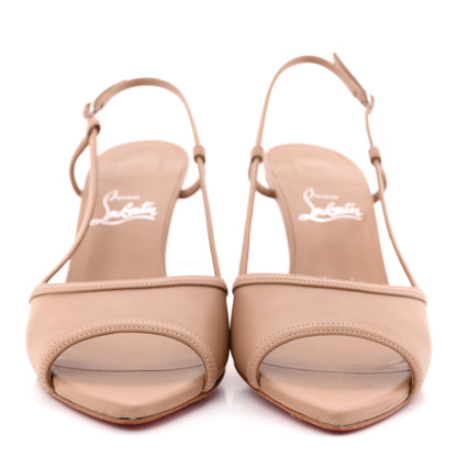 Christian Louboutin Nappa Miss Z 80 Sling Sandal 38 Blush 3 of 15