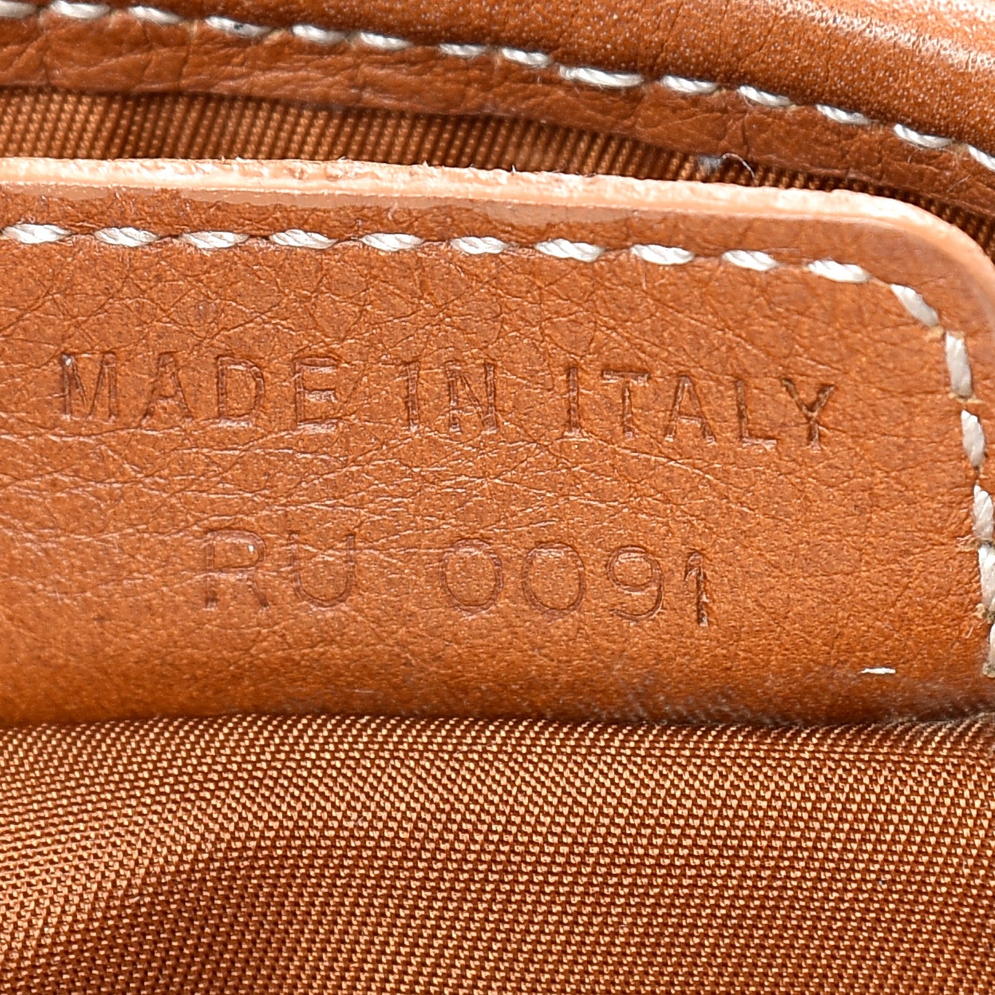 Calfskin Saddle Bag Tan