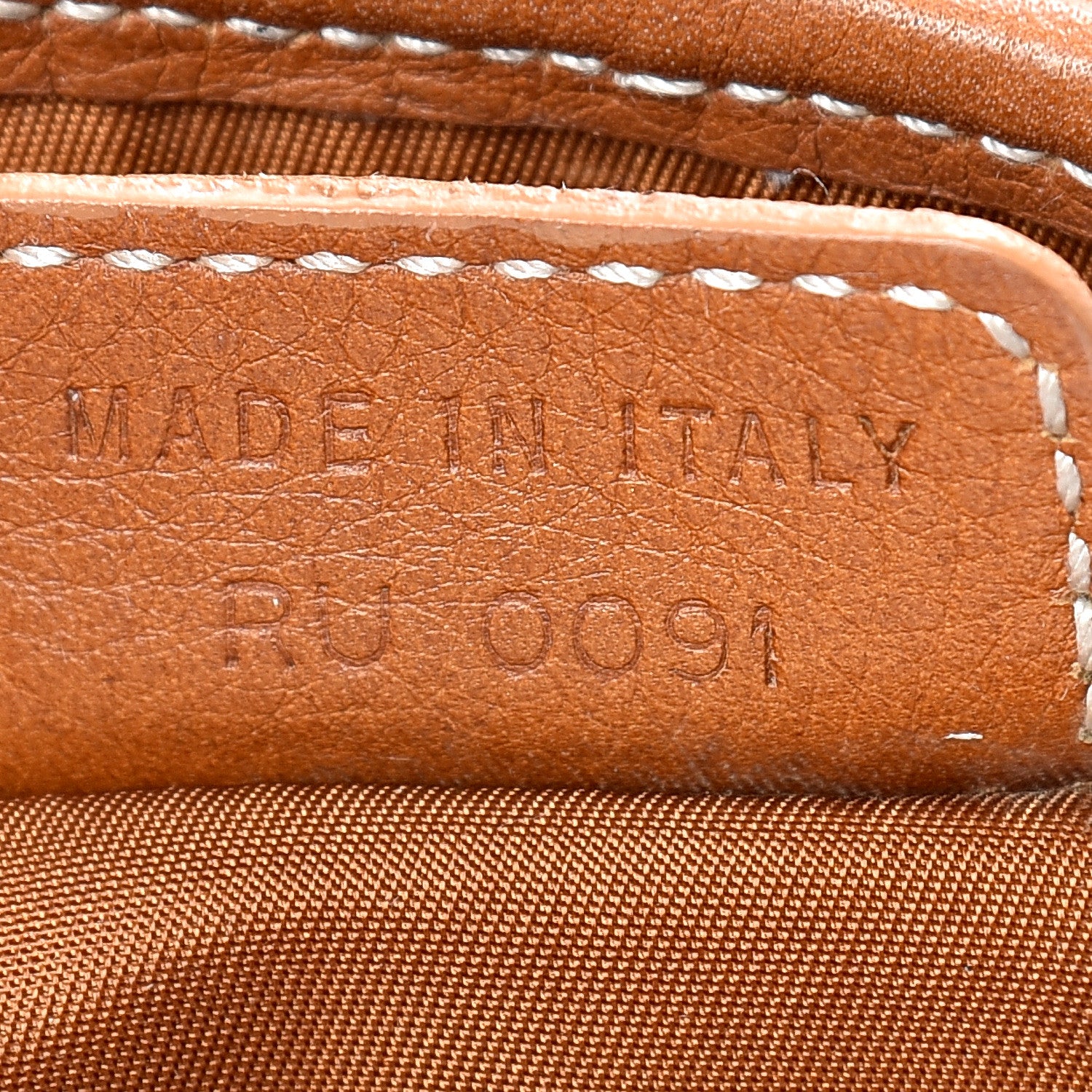 Christian Dior Calfskin Saddle Bag Tan 6 of 18