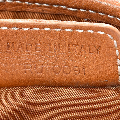 Christian Dior Calfskin Saddle Bag Tan 6 of 18