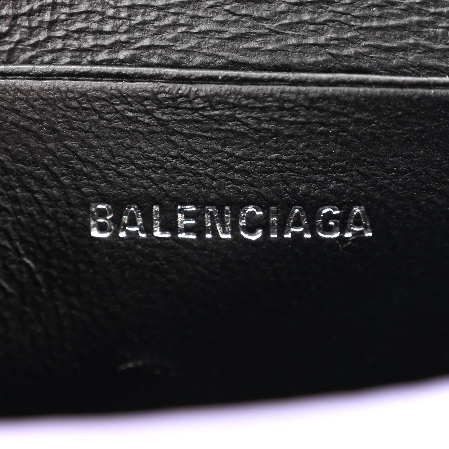 Balenciaga Metallic Calfskin Crocodile Embossed Hourglass Top Handle Bag Mini with Chain Lilac 5 of 10