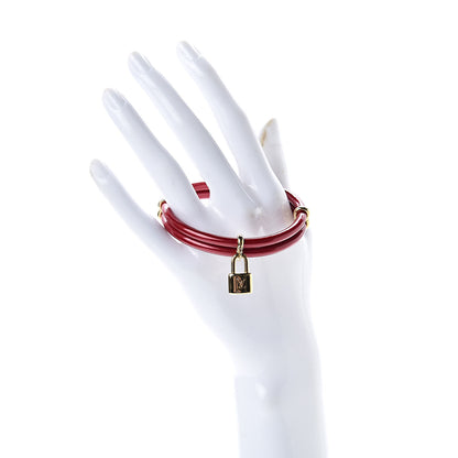 Louis Vuitton Epi Keep It Twice Bracelet 17 Pomme D'Amour 2 of 5