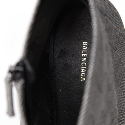 Balenciaga Wool Checked Knife Pointy Toe Boots 38.5 8 of 8