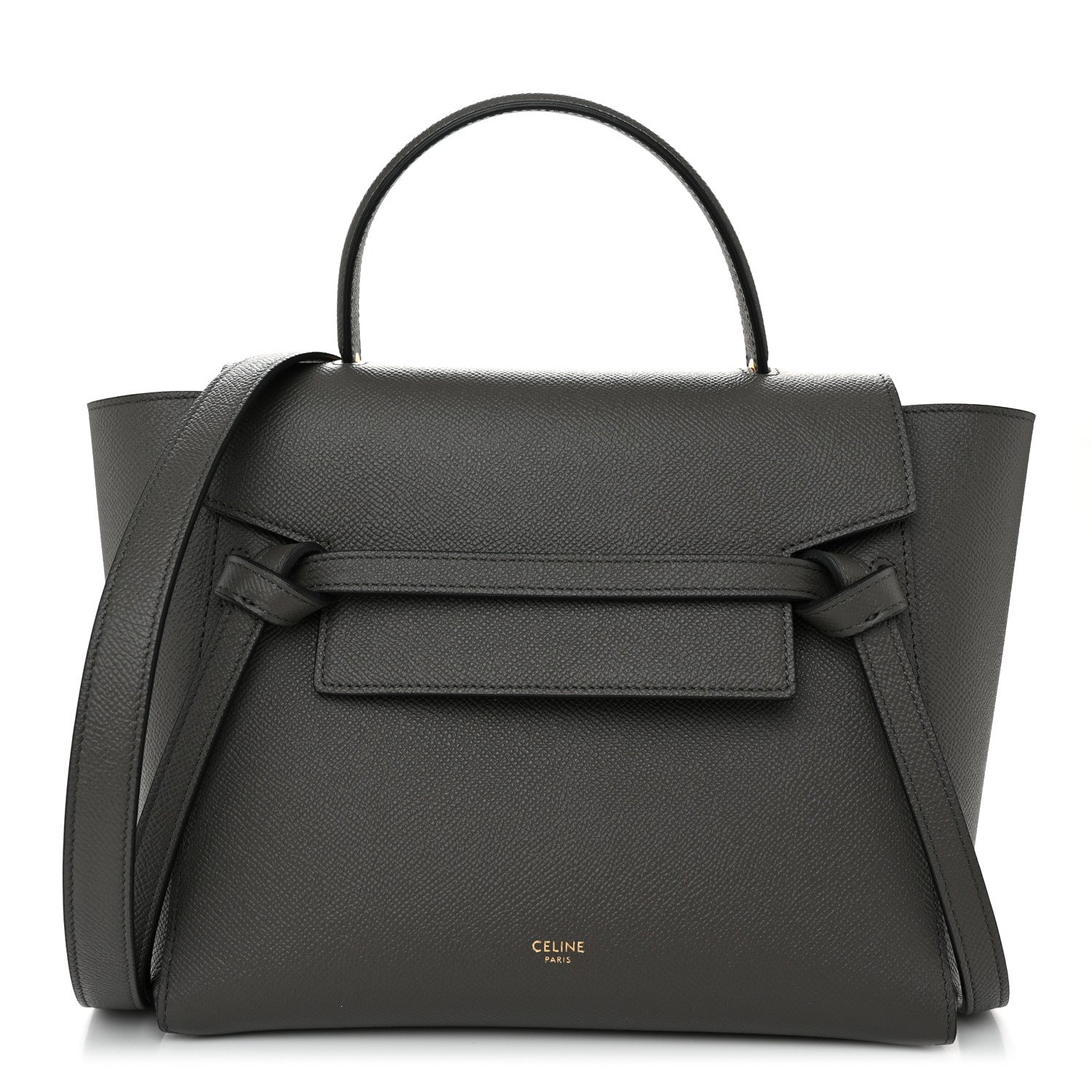 Celine Grained Calfskin Micro Belt Bag Grey 1 of 11