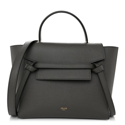 Celine Grained Calfskin Micro Belt Bag Grey 1 of 11