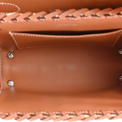 Hermes Wicker Swift Picnic Mini Kelly 20 Naturel Gold 5 of 12