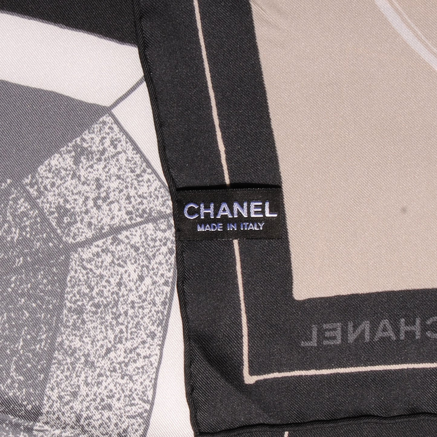 Silk Jacket Camellia CC Iconic Symbols Scarf