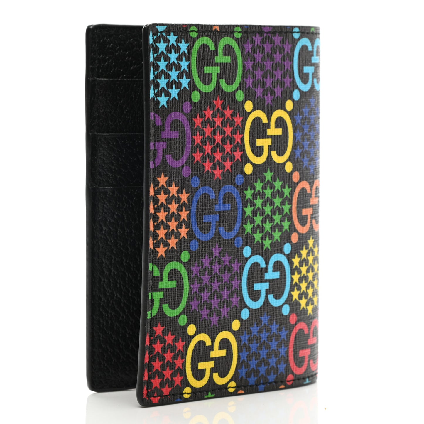 GG Supreme Monogram Psychedelic Passport Case