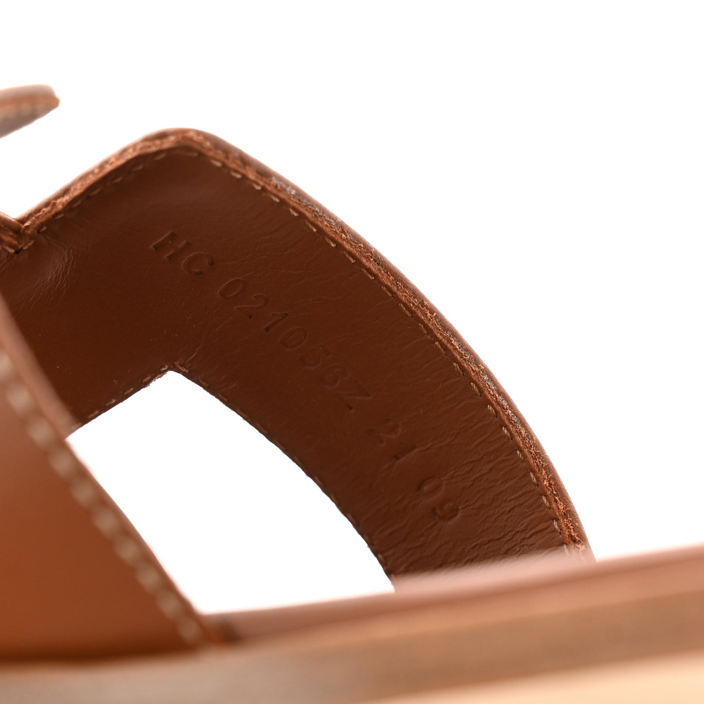 Box Calfskin Oran Sandals 37 Gold