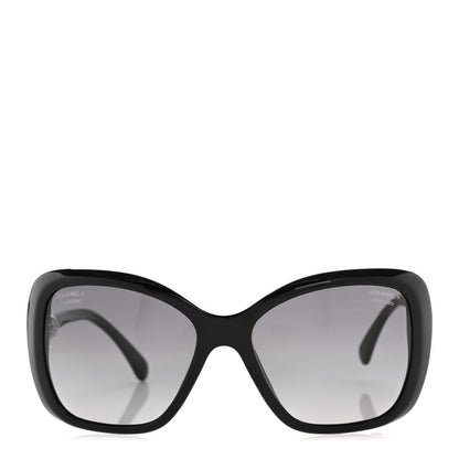 Chanel Pearl Polarized Square Sunglasses 5303-H Black 2 of 9