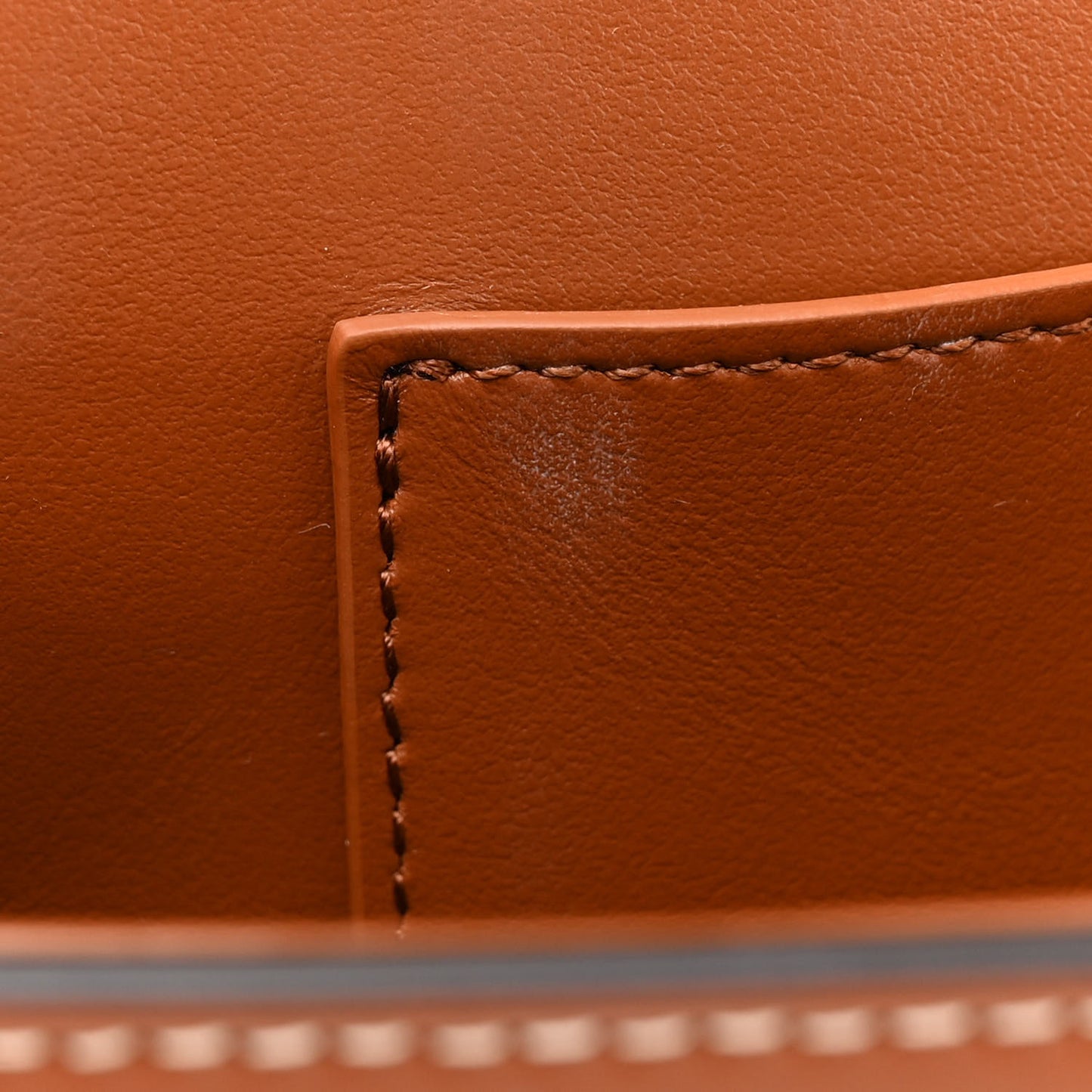Smooth Calfskin Tabou Clutch On Strap Tan