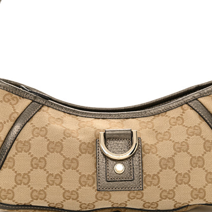 Gucci Monogram D Ring Abbey Pochette Pewter 8 of 11