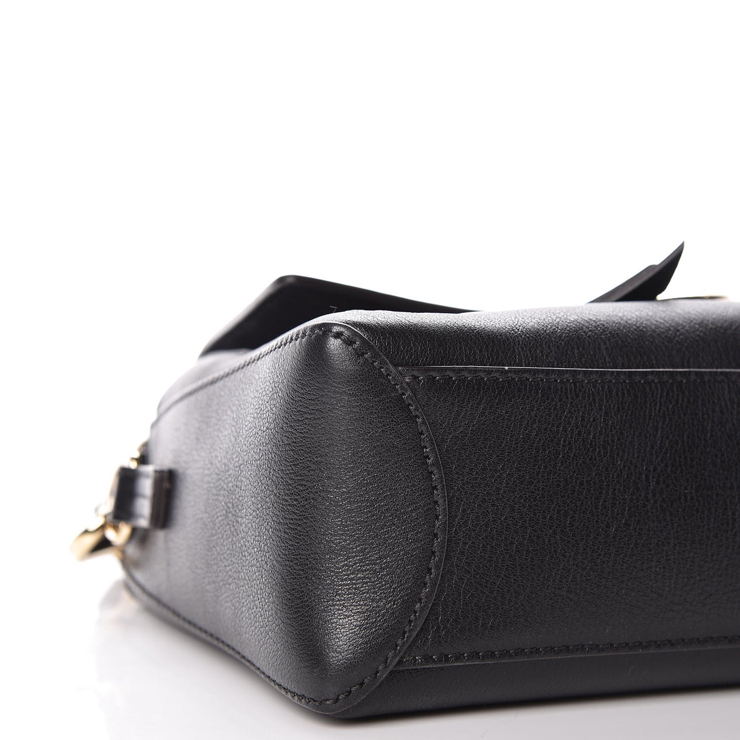 Calfskin Mini Faye Day Shoulder Bag Black