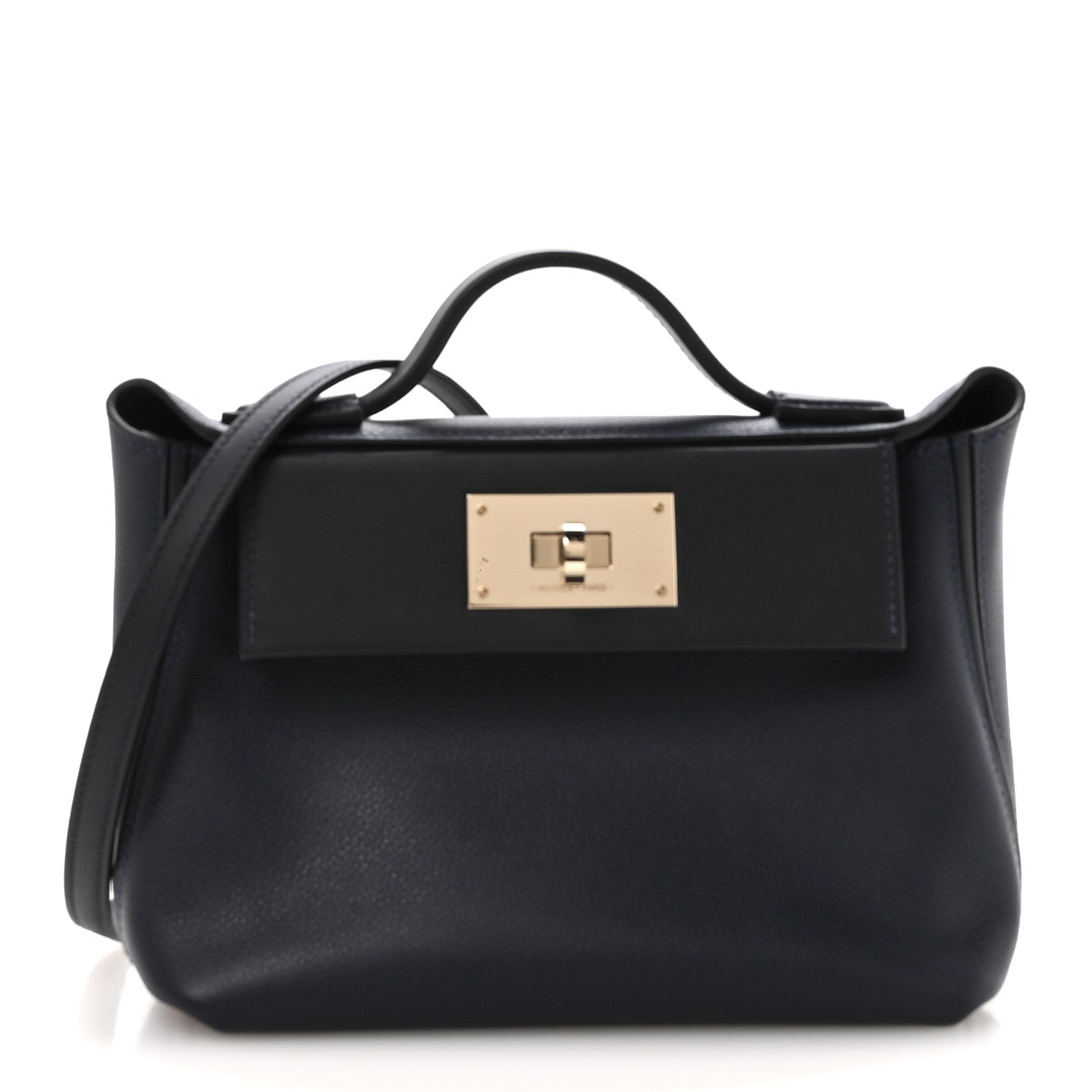 Hermes Evercolor Swift 24/24 21 Bleu Marine Bleu Indigo 1 of 10