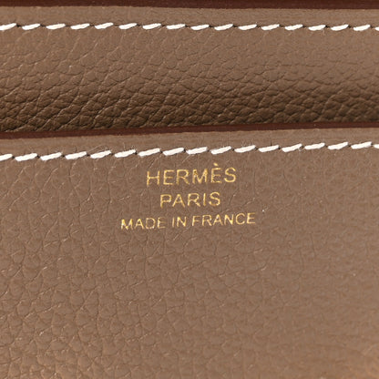 Hermes Evercolor Constance Wallet To Go Etoupe 6 of 9