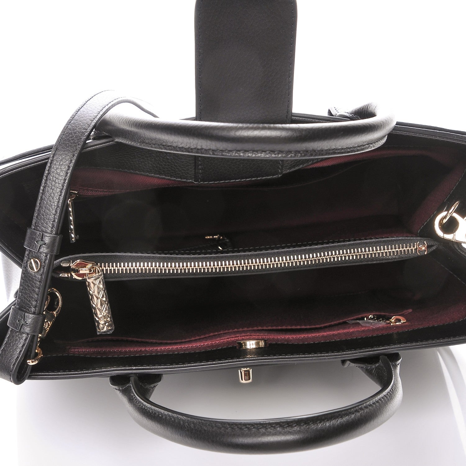 Chanel Grained Calfskin Small Neo Executive Shopper Tote Black 5 of 7