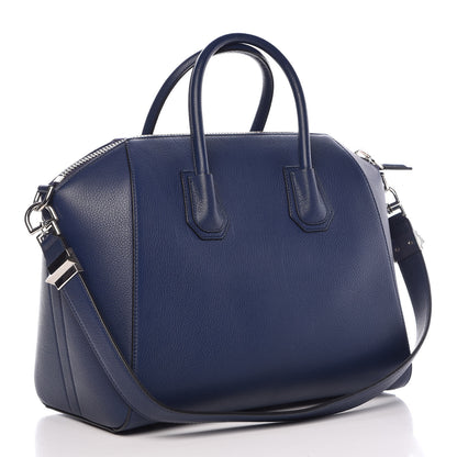 Givenchy Sugar Goatskin Medium Antigona Deep Blue 3 of 12