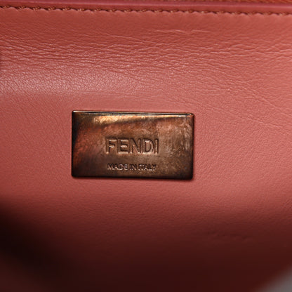 Fendi Vitello Tahiti Burro Medium Peekaboo Iconic Essentially Satchel Foresta Macaron 7 of 10