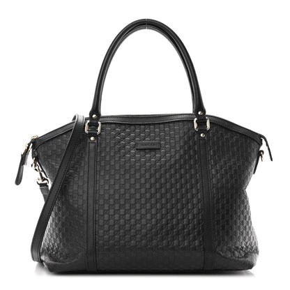 Gucci Soft Microguccissima Dome Satchel Black 1 of 9