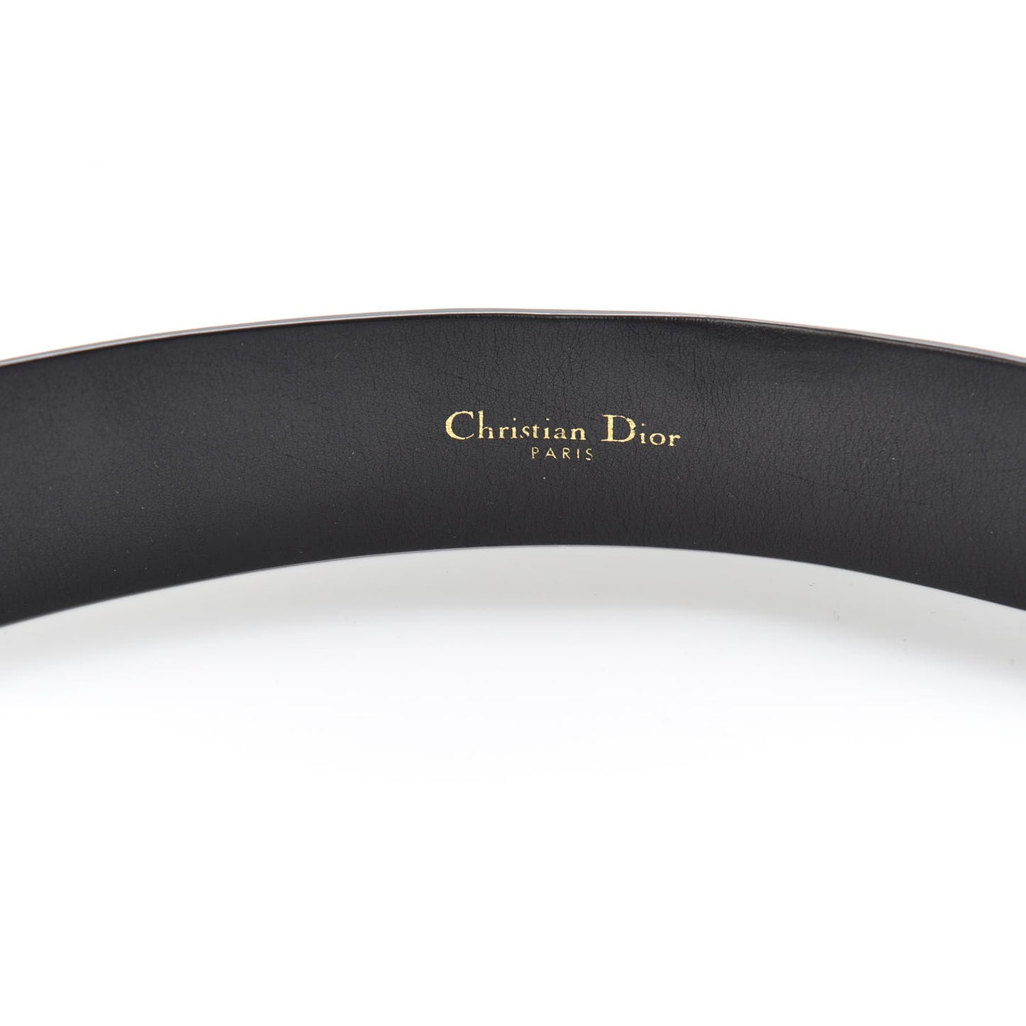 Calfskin CD Belt 85 Black