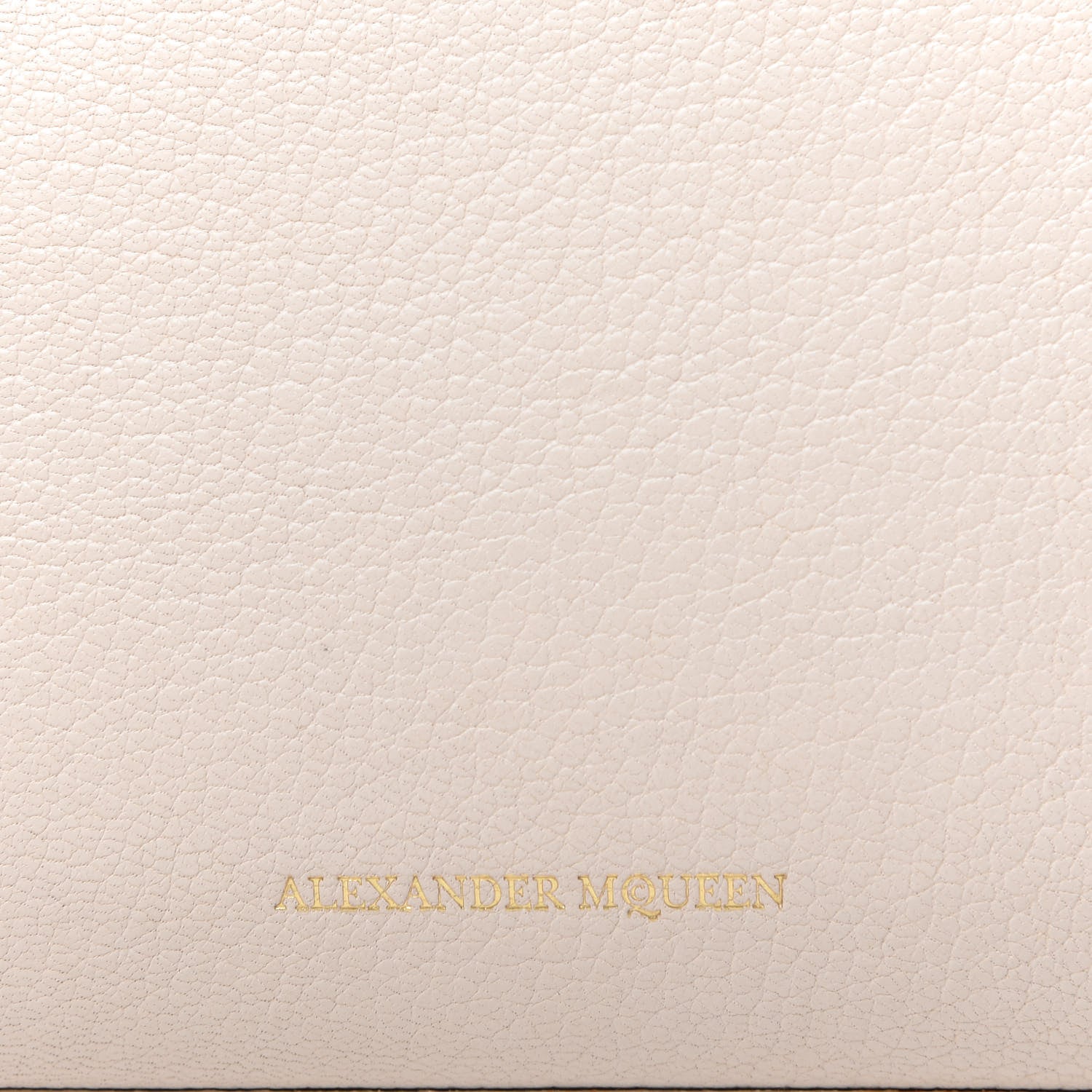 Alexander McQueen Silky Amish Grain Calfskin Scarf Box Shoulder Bag 19 Off White 10 of 13