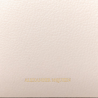 Alexander McQueen Silky Amish Grain Calfskin Scarf Box Shoulder Bag 19 Off White 10 of 13