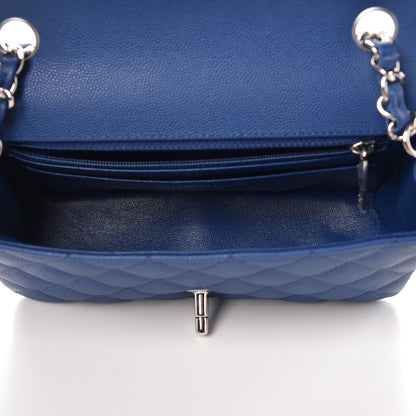 Chanel Caviar Quilted Mini Rectangular Flap Blue 5 of 7