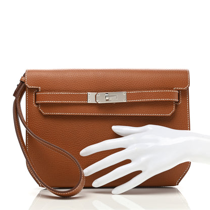 Hermes Taurillon Maurice Kelly Depeches 25 Gold 2 of 8