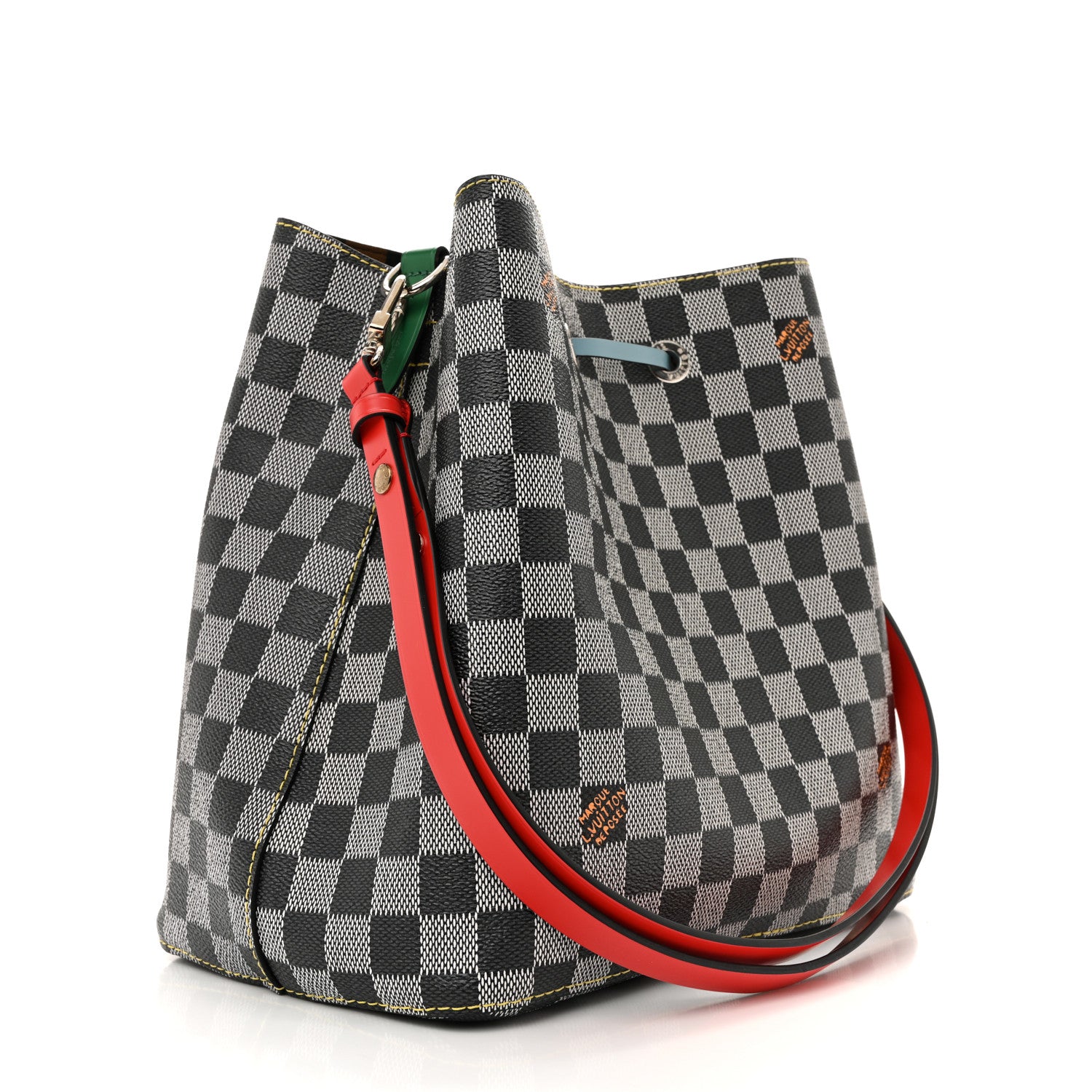 Louis Vuitton Damier Neonoe Black White 3 of 10