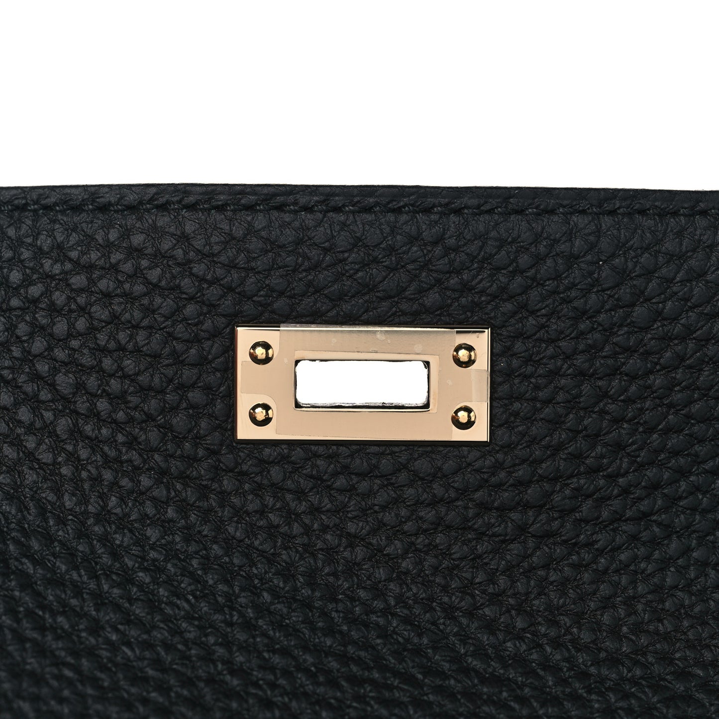 Togo Lizard Kelly Retourne Touch 25 Black
