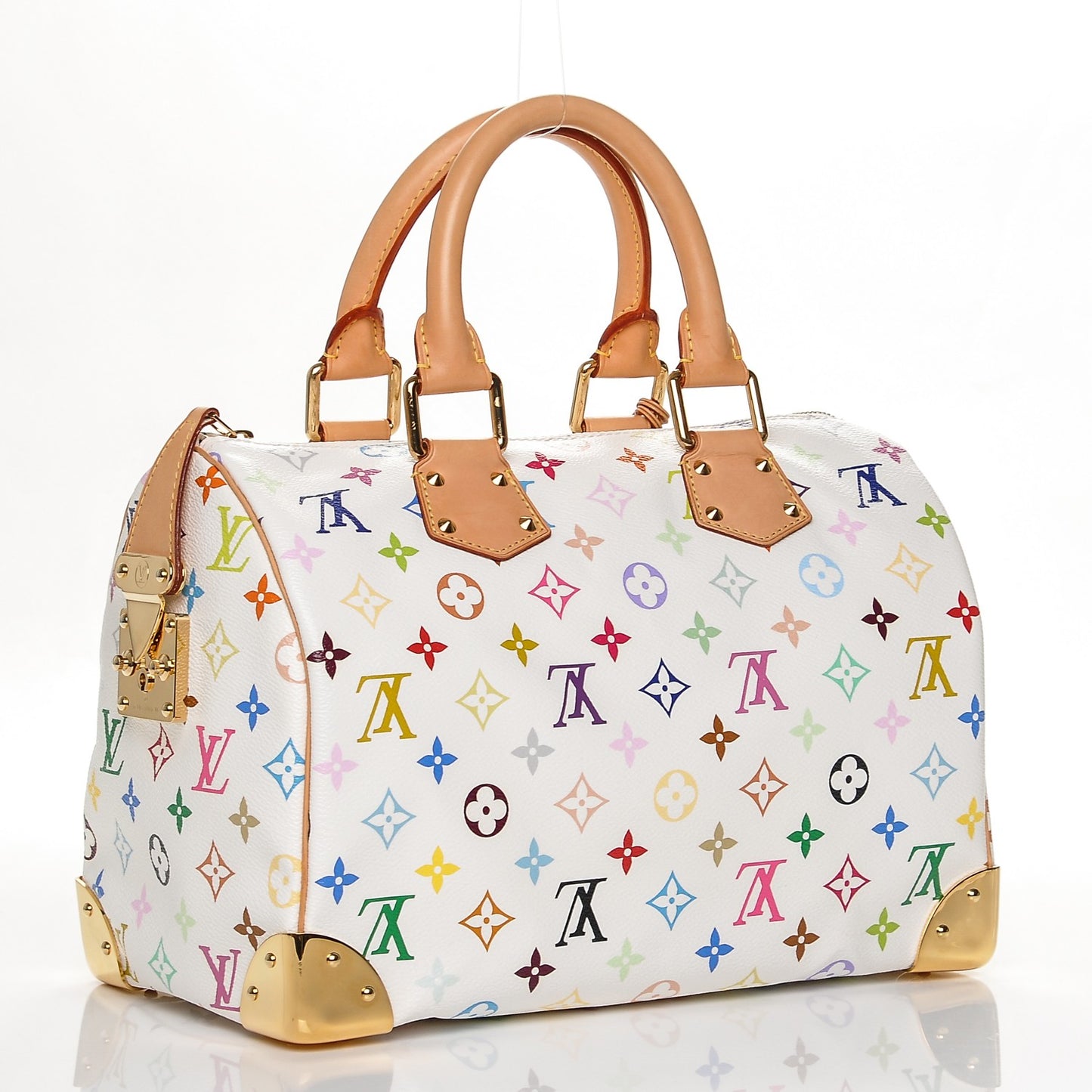 Monogram Multicolor Speedy 30 White
