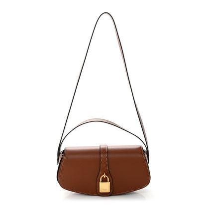 Celine Smooth Calfskin Tabou Clutch On Strap Tan 1 of 9