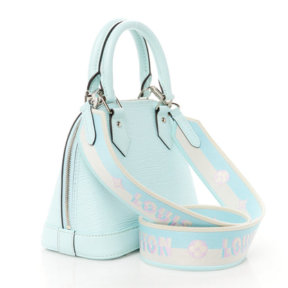 Louis Vuitton Epi Jacquard Alma BB Lagoon Blue 3 of 10