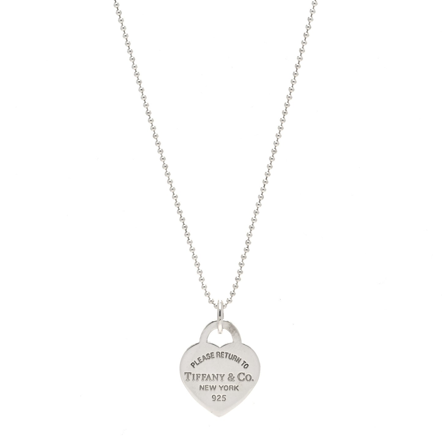 Sterling Silver Small Return to Tiffany Heart Pendant Necklace