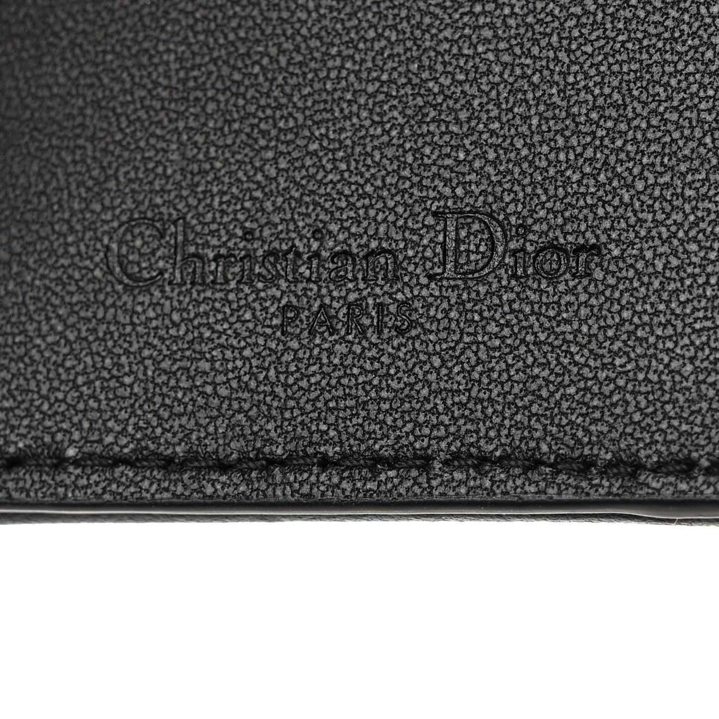 Lambskin Cannage Small Lady Dior Flap Card Holder Black