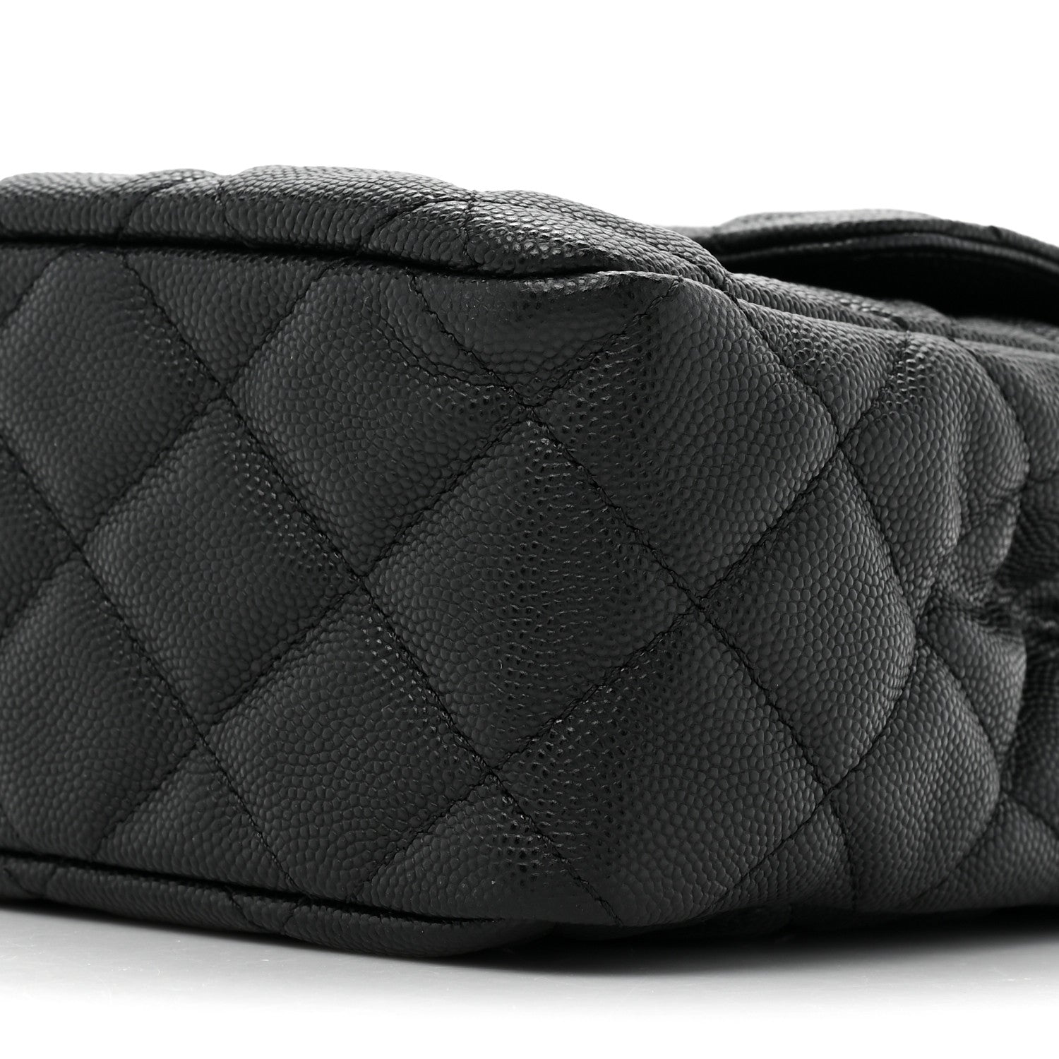 Chanel Caviar Quilted Wavy CC Hobo Black 9 of 10