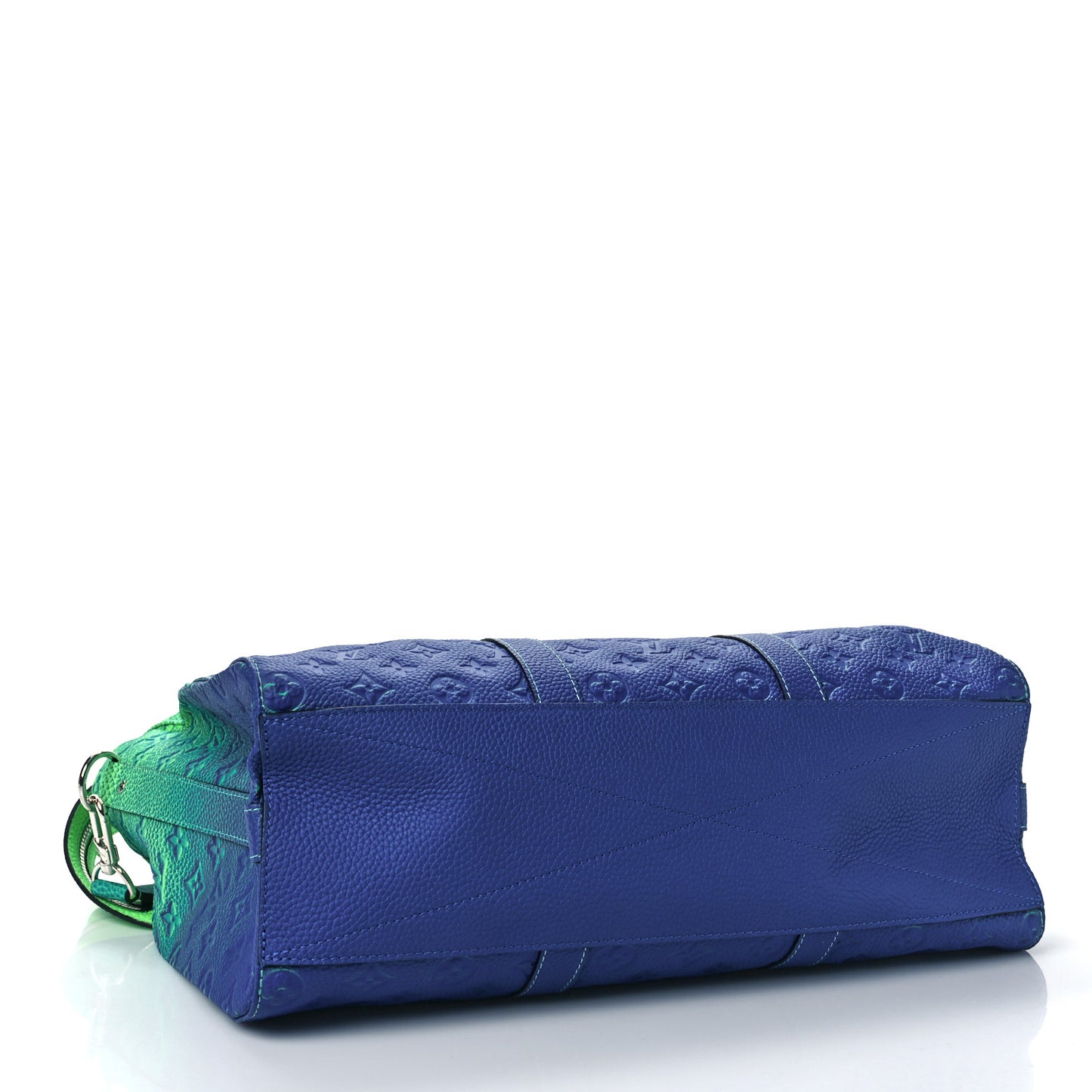 Taurillon Illusion Keepall Tote Bleu Vert