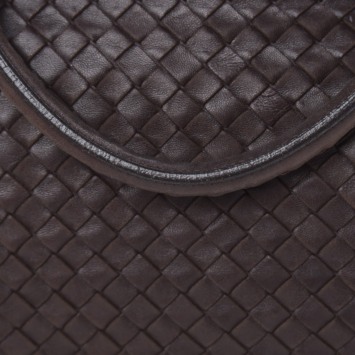 Bottega Veneta Nappa Intrecciato Frame Tote Ebano 18 of 19