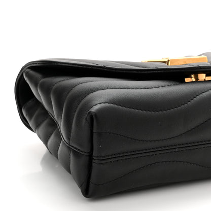 Louis Vuitton Calfskin LV New Wave Chain Bag Black 7 of 11