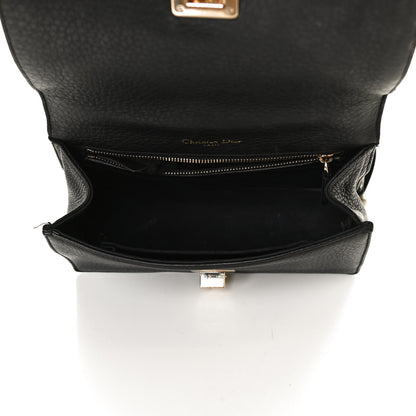 Christian Dior Grained Calfskin Small Diorama Flap Bag Black 4 of 11