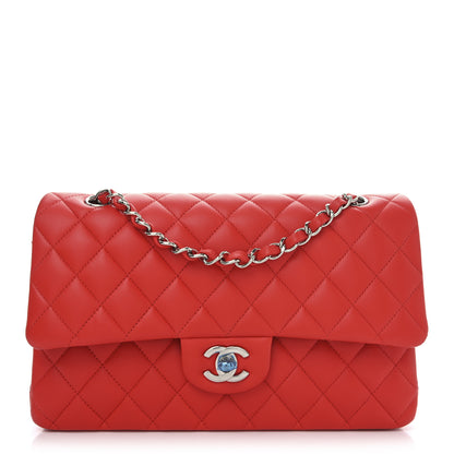 Chanel Lambskin Quilted Medium Double Flap Red 1 of 10