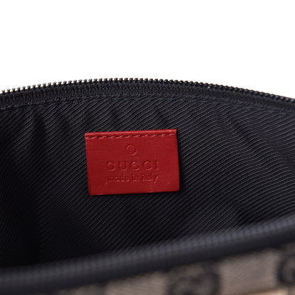 Gucci Monogram Boat Pochette Black Red 8 of 10