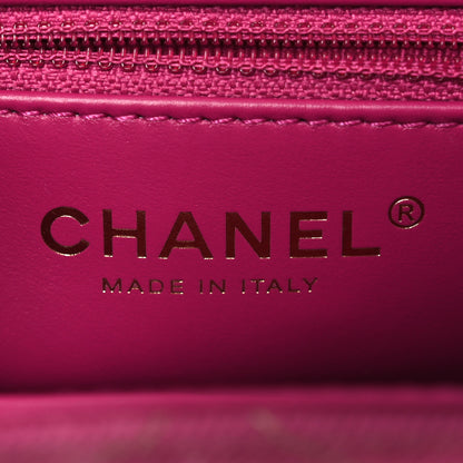 Chanel Denim Quilted Nano Kelly Shopper Fuchsia 6 of 10
