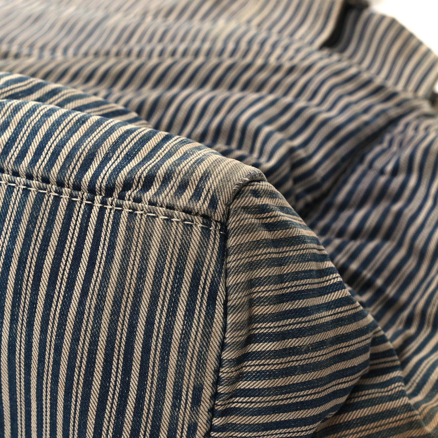 Canvas Sequin Stripe CC Tote Blue