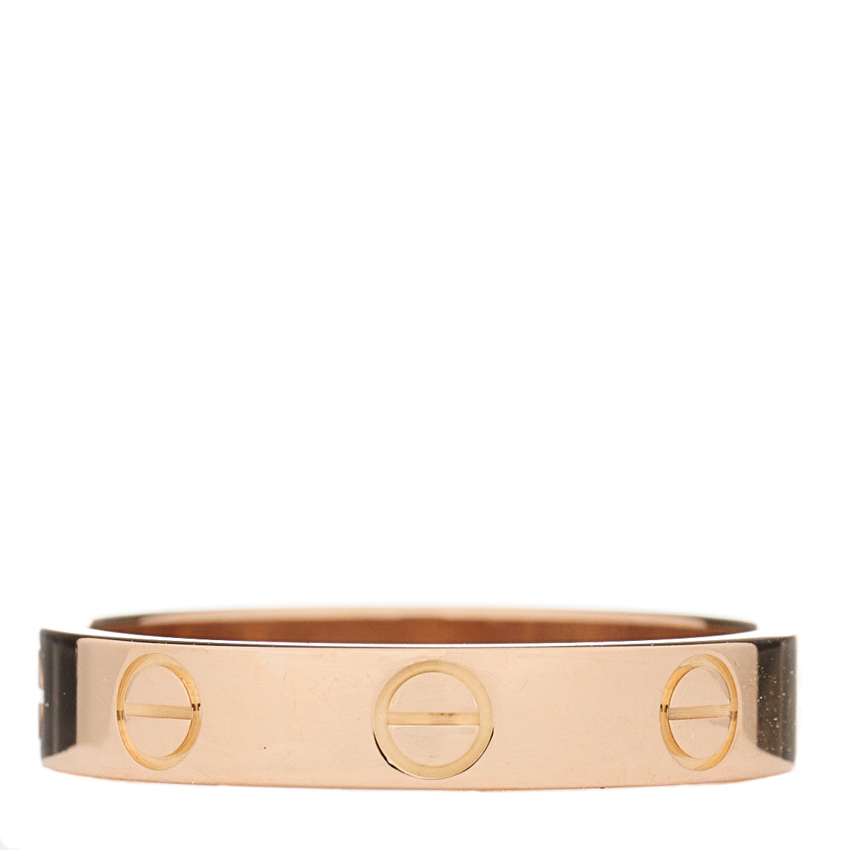 18K Pink Gold 3.5mm LOVE Wedding Band Ring 53 6.25