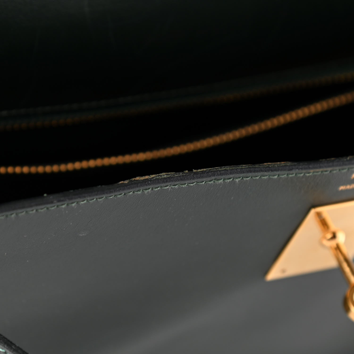 Hermes Box Kelly Retourne 32 Vert Fonce 22 of 25